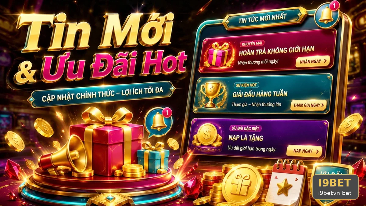 Khuyến Mãi I9BET Tại i9betvn.bet: Đọc Chi Tiết Giao Diện Tin Mới, Ưu Đãi Và Điều Kiện Khuyến Mãi – Đánh Giá Minh Bạch Cho Người Mới Qua Góc Kiểm Chứng Theo Tên Miền